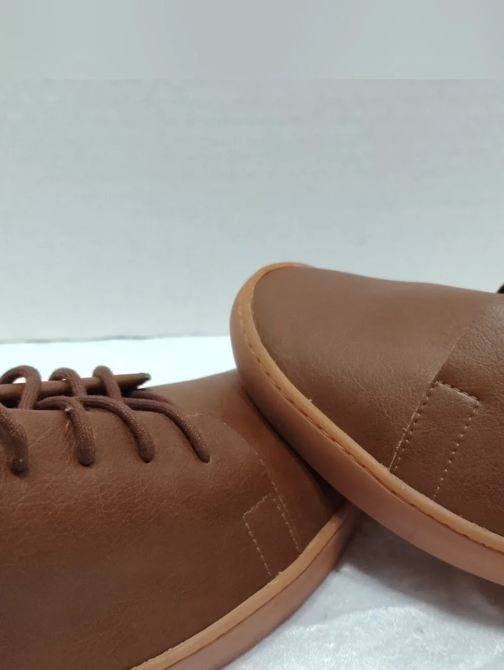Ahimsa Andy Dark Olive, Men's # 13 US Vegan Leather, Slip Resistant, Waterproof